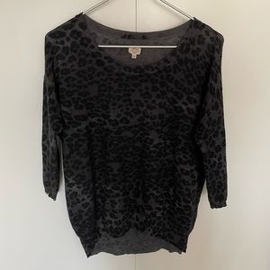 Black leopard Wilfred sweater